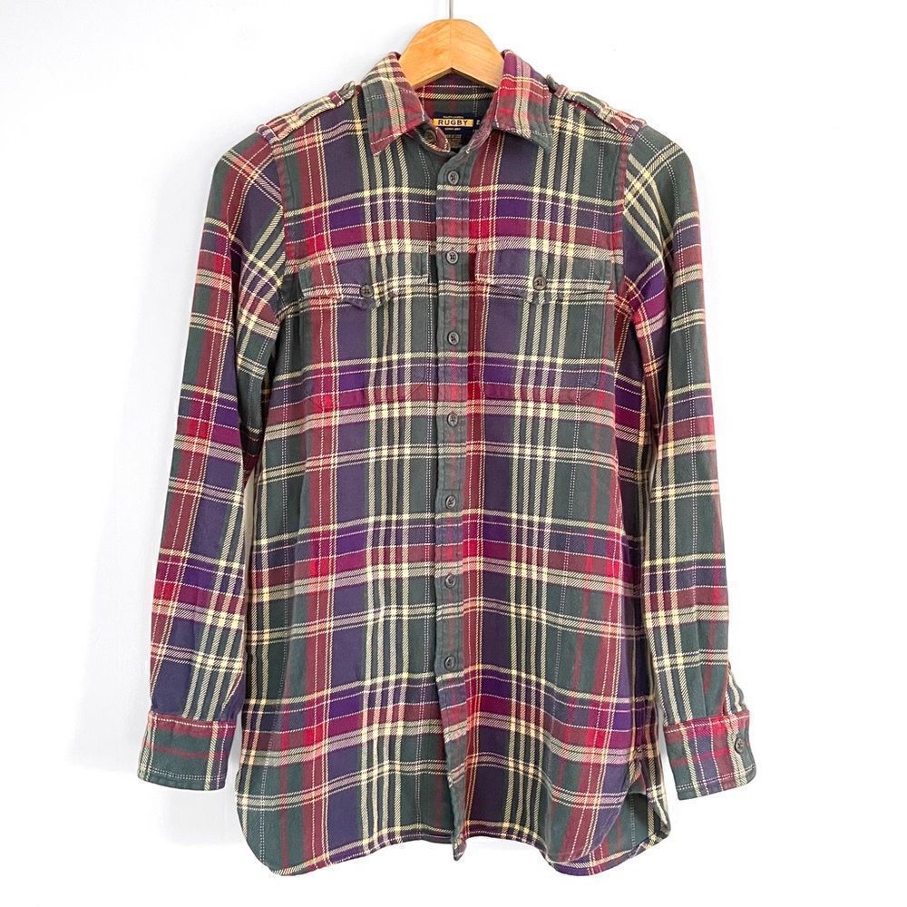 Ralph Lauren Rugby Flannel Plaid Shirt